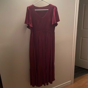 Beautiful burgundy dress